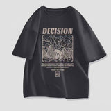 Mens Hong Kong Style Trendy Short Sleeve T Shirt For Summer