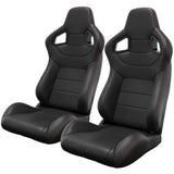 Two Universal Bucket Racing Seats -seat Bracket Not Included
