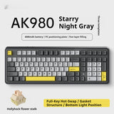 Office Computer Bluetooth Keyboard Game Side Three-mode Wireless