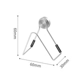 Stainless Steel Kitchen Punch Free Wire Ball Drain Rack With Magnetic Sponge