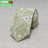 Narrow Casual Patterned Tie For Men