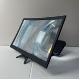 L6 Curved Screen Amplifier, 12-inch HD Mobile Phone Magnifier, Lazy Phone Stand