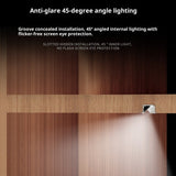 Embedded Cabinet Bar Showcase Bottom Oblique Wardrobe Line Light
