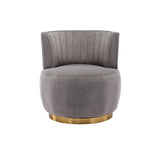 360 Degree Swivel Cuddle Barrel Accent Sofa Chairs