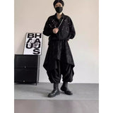 Irregular Culottes Mens Plus-size Harem Pants