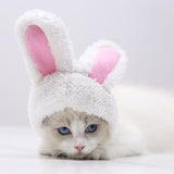 Fashion Warm Rabbit Ears Pet Hat