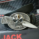 Smooth Buckle For Self-defense Trendy Punk-style Belt Buckle With A Distinctive Look