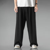 Lightweight Breathable Summer Plus Size Loose Straight Wide Leg Cotton And Linen Casual Pants