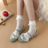 French Retro Lace Shallow Mouth Single Shoes For Women In The Spring And Summer Of 2026 Beautiful And Fashionable Paired With Skirts And Flat New Shoes