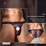 New Seduction Men's Thin Transparent Sexy Skin-friendly Briefs For The Year Of Birth