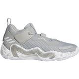 adidas mens D.O.N. Issue 3 Basketball Shoes Team Mid Grey-white-team Light Grey 11