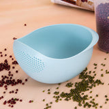 Multi-functional Thickened Round Plastic Fruit And Vegetable Draining Basket