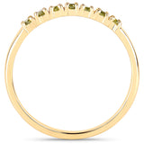 0.22 Carat Genuine Dark Yellow Diamond 14K Yellow Gold Ring (I1-I2)