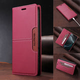 Anti-theft Card-Slotted Business Leather Case Light Luxury Skin-Feel Phone Case