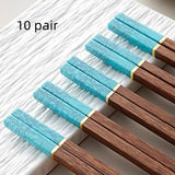 Chicken-wing Wood And Red Sandalwood Premium Natural Solid-wood Chopsticks