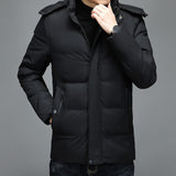 Plus-size Down Puffer Jacket With Extra Padding For Maximum Warmth