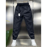 Trendy Relaxed-fit Versatile Patchwork Cropped Pants