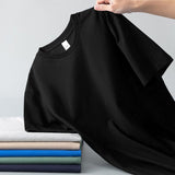 Summer Mens Short-sleeve T-shirt Versatile And Loose-fitting For Young Men