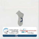 Combed Cotton Antibacterial Mens Mid-Calf Socks For Spring Autumn And Winter