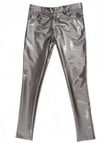 Mens Mirrored PU Latex Faux Leather Pants