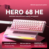 Magnetic Axis Keyboard Manufacturing Machinery Wired RGB Lamp Effect Home Office