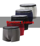 Cotton Mid-rise Boxer Briefs Breathable Men's Underpants