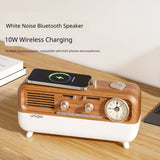 Retro Ambience Light Portable Alarm Clock Speaker