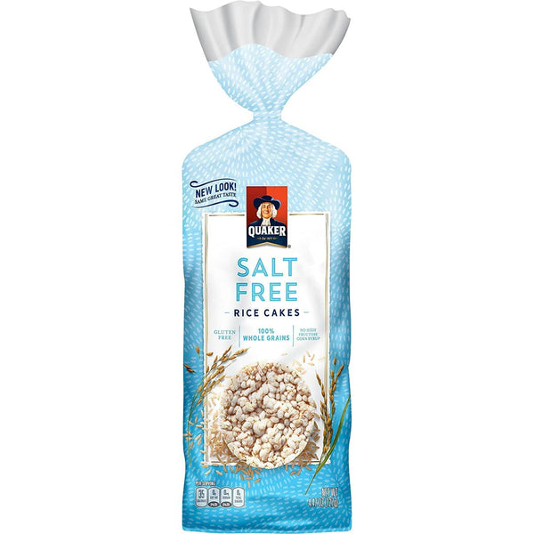 QUAKER RICE CAKES SALT FREE