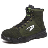 Men's Winter Safety Work Boots - Steel Toe Waterproof Insulated Construction Boots