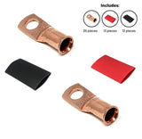 4 Gauge Cable Lugs with Heat Shrink Tubing Kit