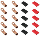 4 Gauge Cable Lugs with Heat Shrink Tubing Kit