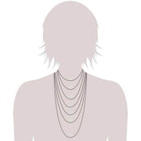 14K Yellow Gold Rope Diamond Cut Chain Necklace