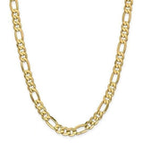 4mm Figaro Chain Necklace - Stainless Steel Necklace Men