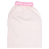 Dermapeel Pink Touch Bath Glove for Sensitive Skin Care - Soft, Gentle Cleansing, Unisex Design