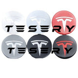 4 Pcs Hub Caps Covers Car for Tesla Model 3/Y/S/X (Diameter 56MM)