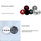 4 Pcs Hub Caps Covers Car for Tesla Model 3/Y/S/X (Diameter 56MM)