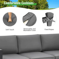 Premium Outdoor Aluminum Furniture Set For Backyard & Poolside, 4PCS (SAK73532)