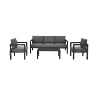Premium Outdoor Aluminum Furniture Set For Backyard & Poolside, 4PCS (SAK73532)
