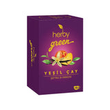 Herby Green Tea Peach & Vanilla Herbal Blend 18 Bags