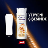 Clear Women Anti-Hair Loss Shampoo with Ginger Extract - Nourishing, Strengthens Hair, Reduces Hair Loss