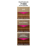 Palette Deluxe 7-554 Golden Caramel Hair Dye: Rich, Long-Lasting Color & Shine - At Home Permanent Hair Color