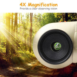 4x30 Kid Toy Night Vision Binoculars with Pop-Up LED Light