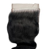 Jet Black Body Wave 4x4 HD Lace Human Hair Closure