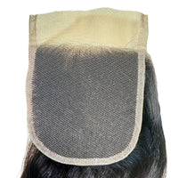 Malaysian Straight 4x4 Transparent Lace Human Hair Closure