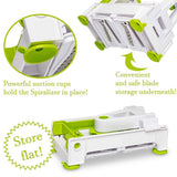 5-Blade Vegetable White Spiralizer and Slicer