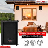 5 CORE Outdoor Speakers Pair Stereo in Wall Speaker 100W Peak Passive Mount Wired Waterproof Patio House Garage Indoor Exterior Audio System Bocinas para Casa - 10T G 2PCS