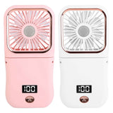 5-in-1 Folding Rechargeable Hands Free Mini Fan