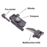 5-in-1 Multifunction Outdoor Survival Gear Escape Paracord Bracelet