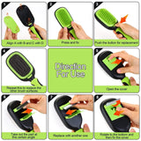 5-in-1 Pet Brush Set Pet Grooming Shedding Massage Combs