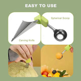 5-in-1 Stainless Steel Fruit Carving Tools